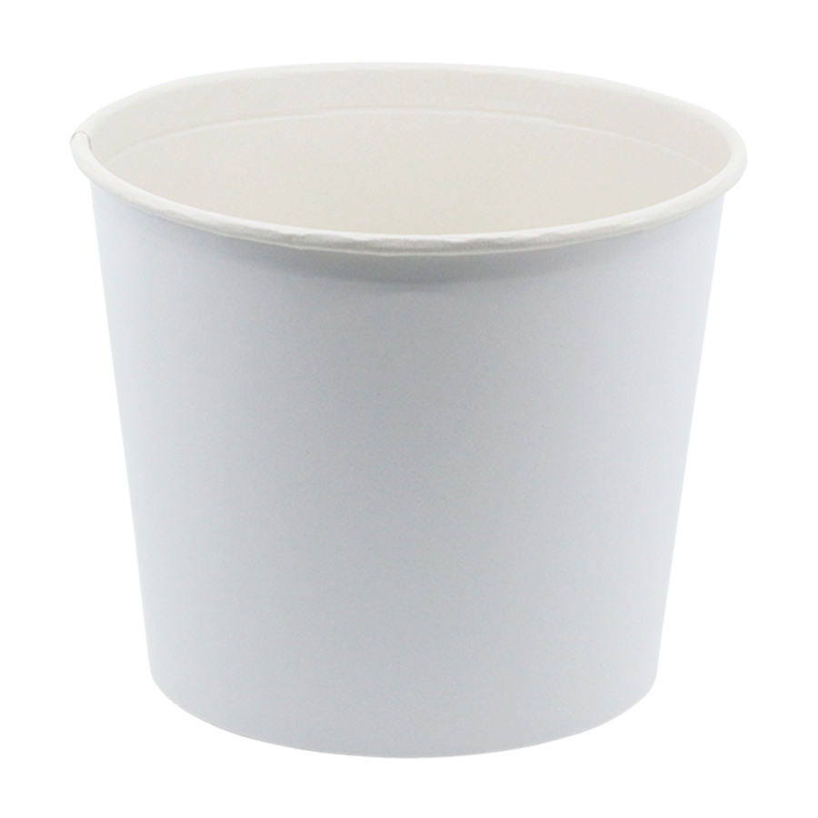 KUBEŁEK PAP. 4100 ML 130 OZ BIAŁY + WIECZKO